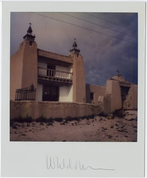 Church at Las Trampas - Harold Joe Waldrum SX-70 Polaroid