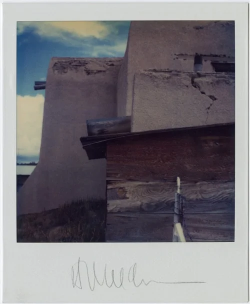 Church at Las Trampas - Harold Joe Waldrum SX-70 Polaroid